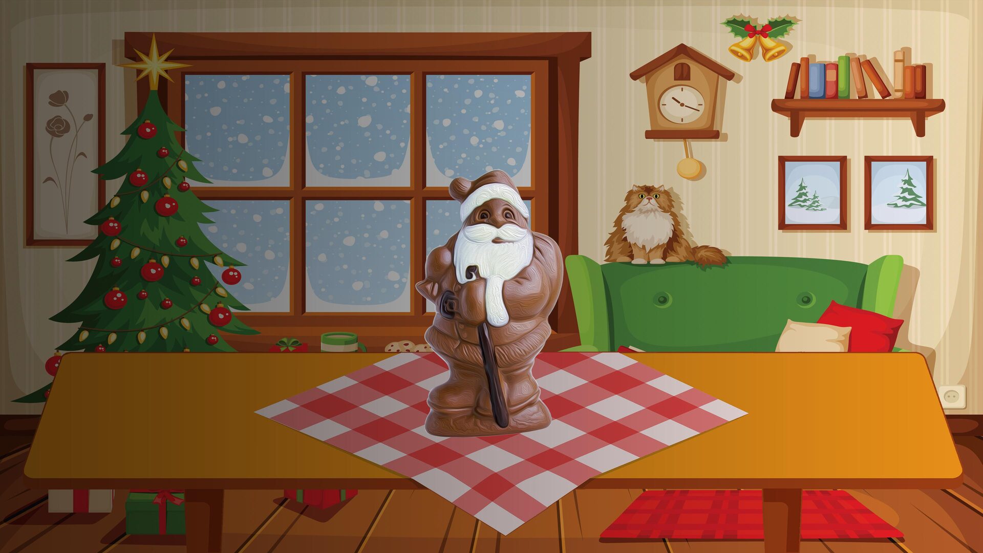 The Jumping Choco Santa: TURBO