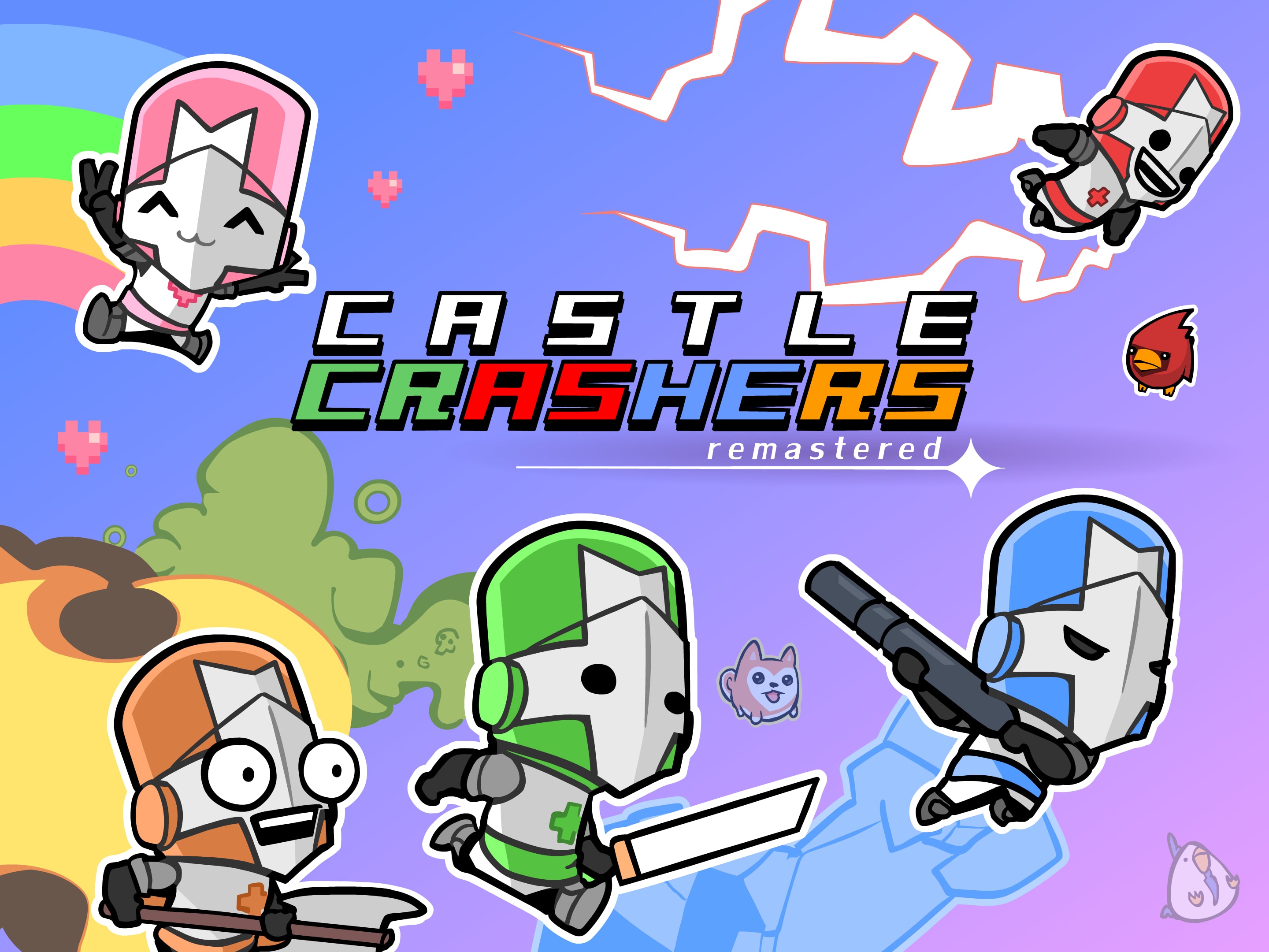 Castle Crashers Remastered é anunciado oficialmente para PS4 e Switch