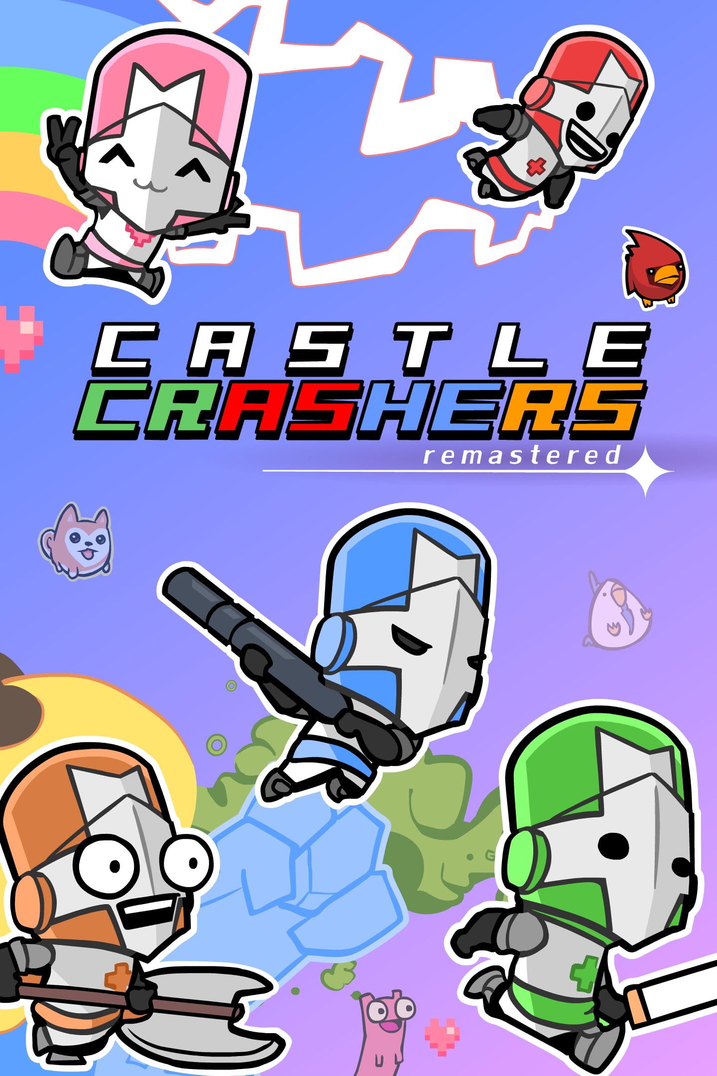 Castle Crashers Remastered é anunciado oficialmente para PS4 e Switch