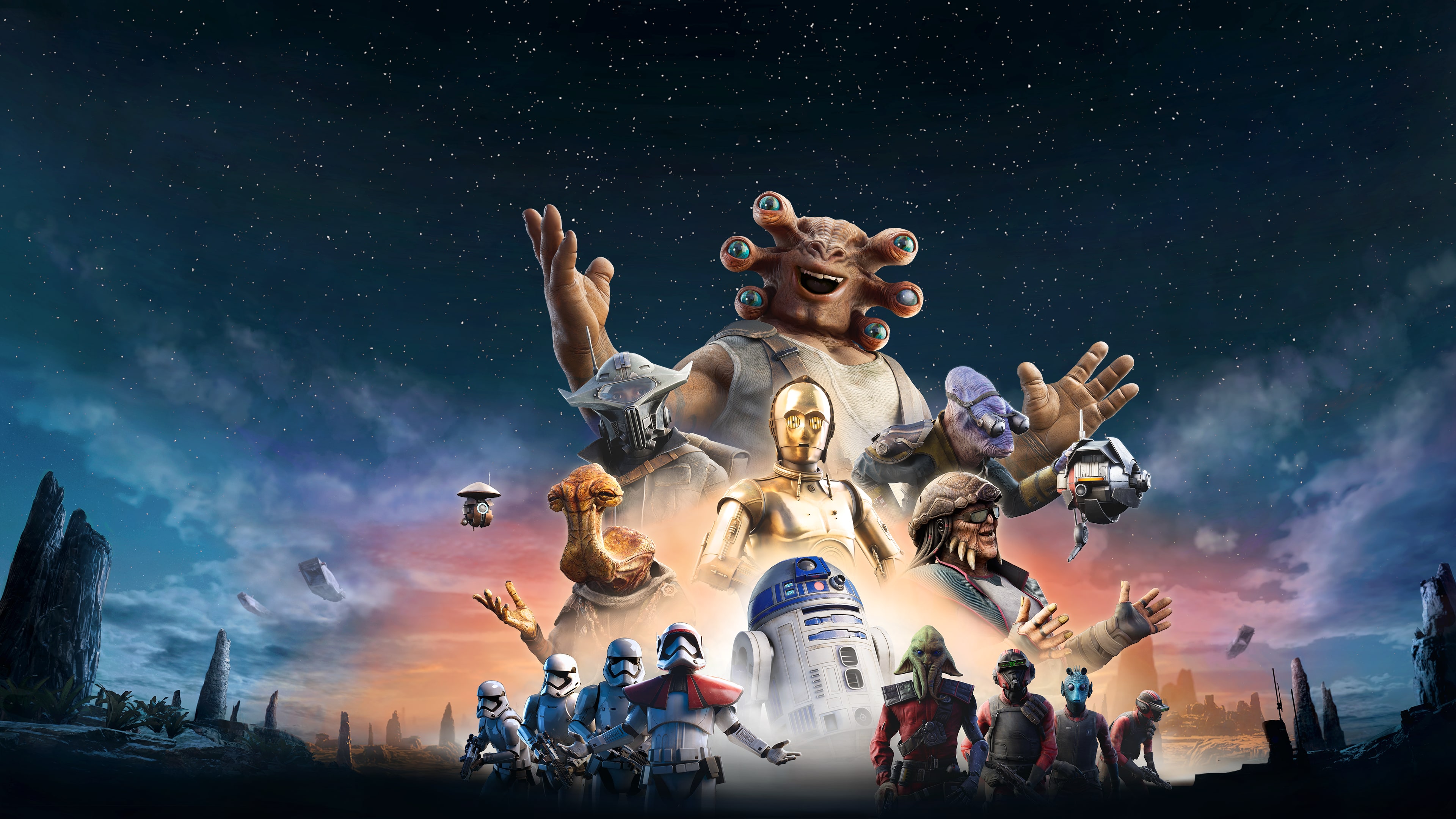 "Star Wars: Tales from the Galaxy's Edge - Enhanced Edition 스타워즈: 갤럭시 엣지 이야기 - 개선판" (한국어, 영어, 일본어)