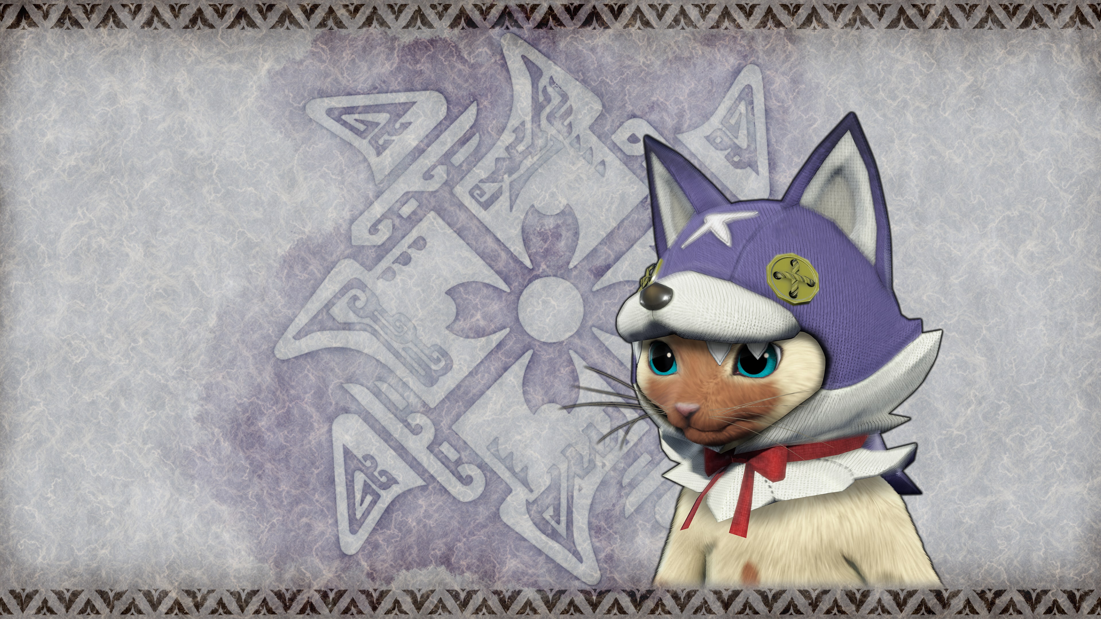 Monster Hunter Rise - "Canyne Mask" Palico layered armor piece