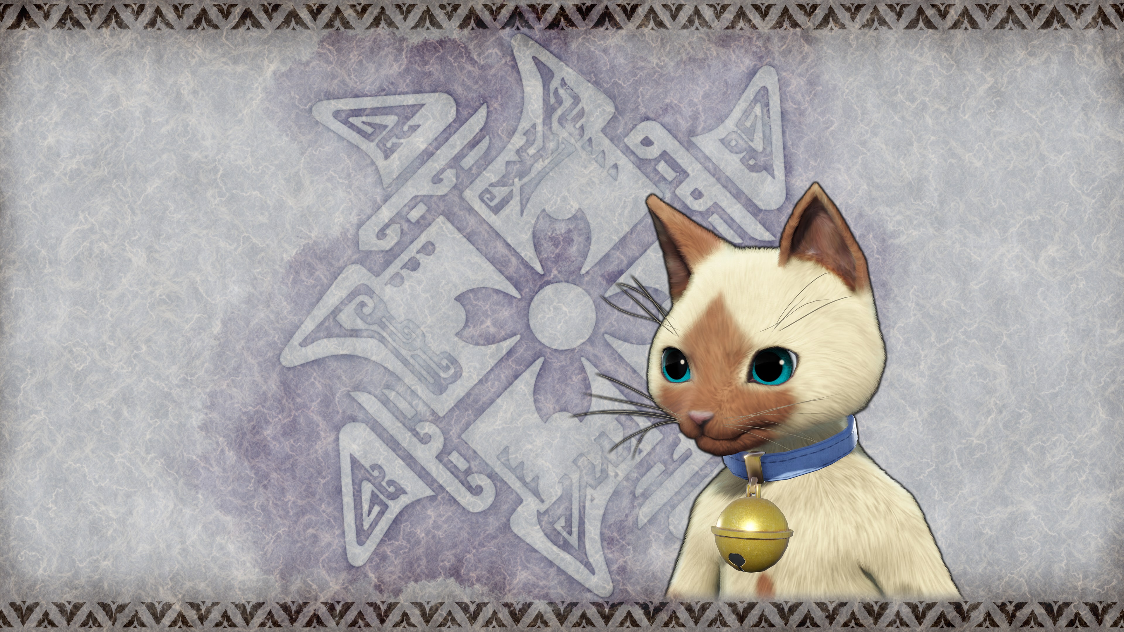 Monster Hunter Rise - "Bell Collar" Palico layered armor piece