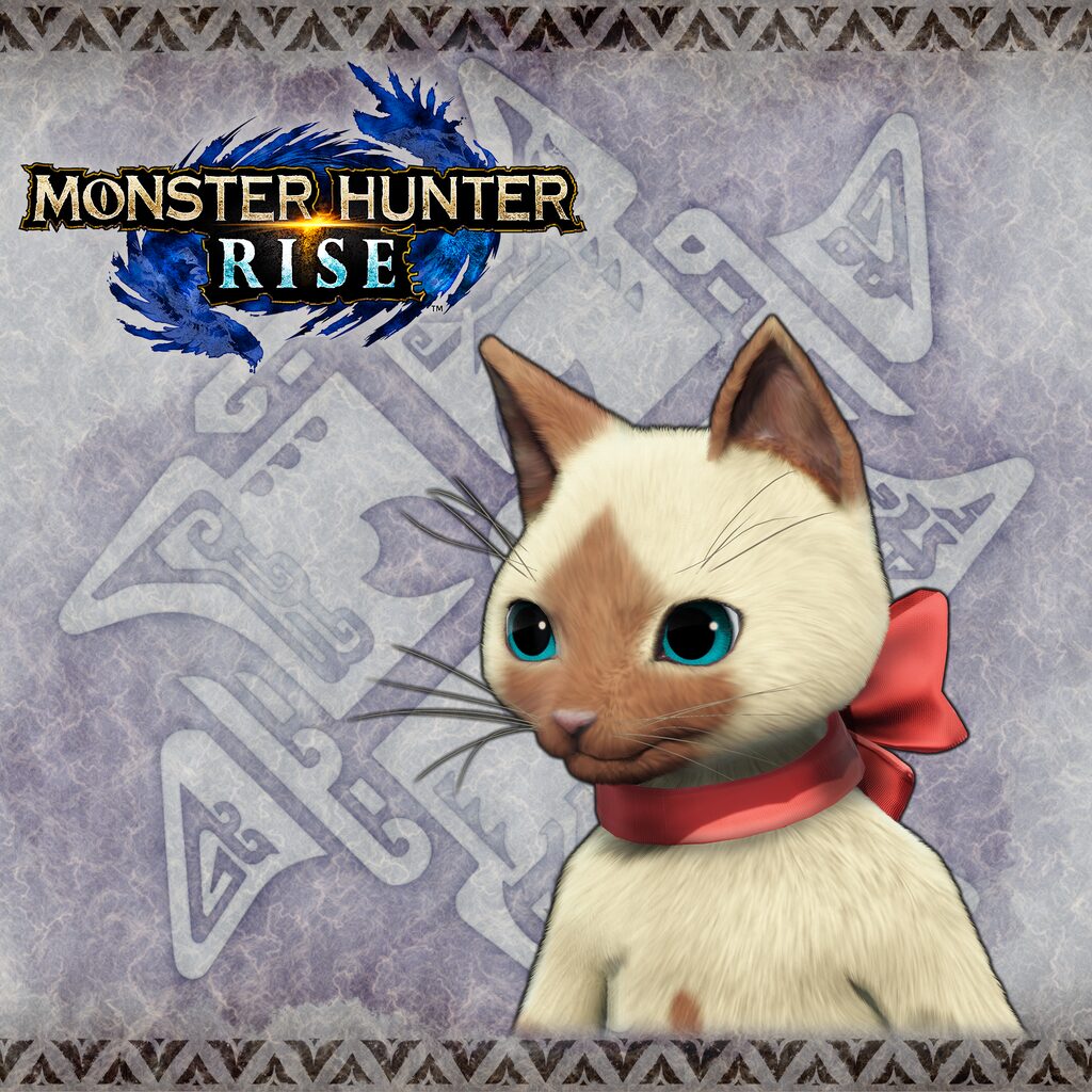 Monster Hunter Rise - "Bow Collar" Palico layered armor piece