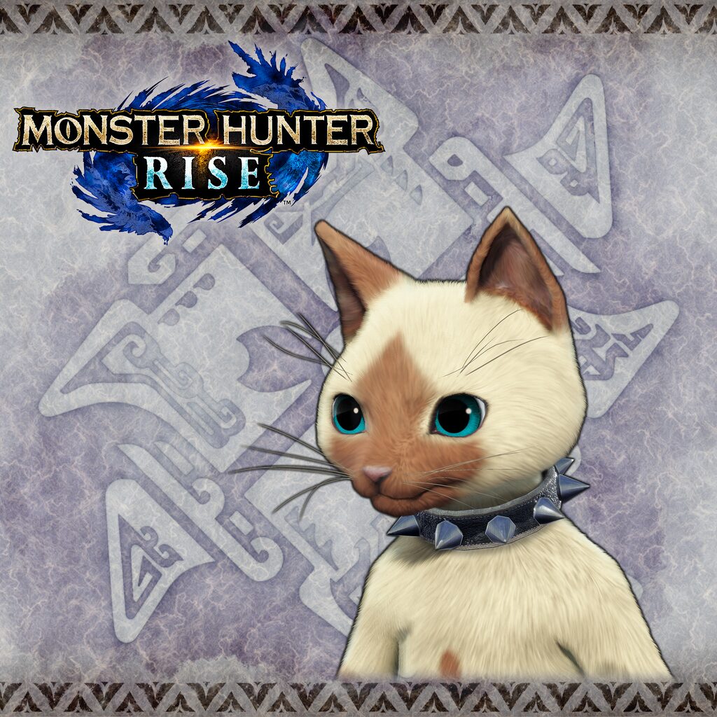 Monster Hunter Rise - "Spiked Collar" Palico layered armor piece