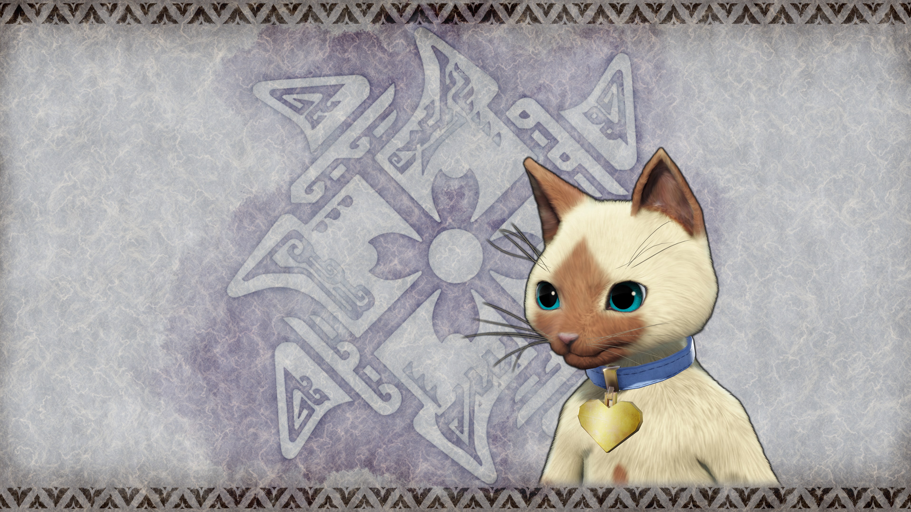Monster Hunter Rise - "Heart Collar" Palico layered armor piece