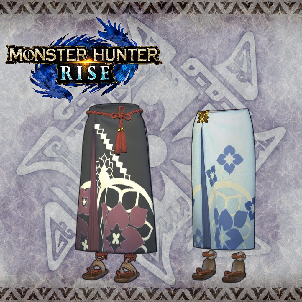 Monster Hunter Rise - "Floral Zori" Hunter layered armor piece