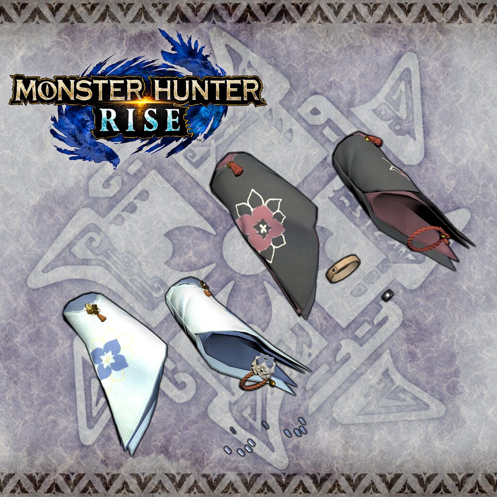 Monster Hunter Rise - "Floral Sleeves" Hunter layered armor piece