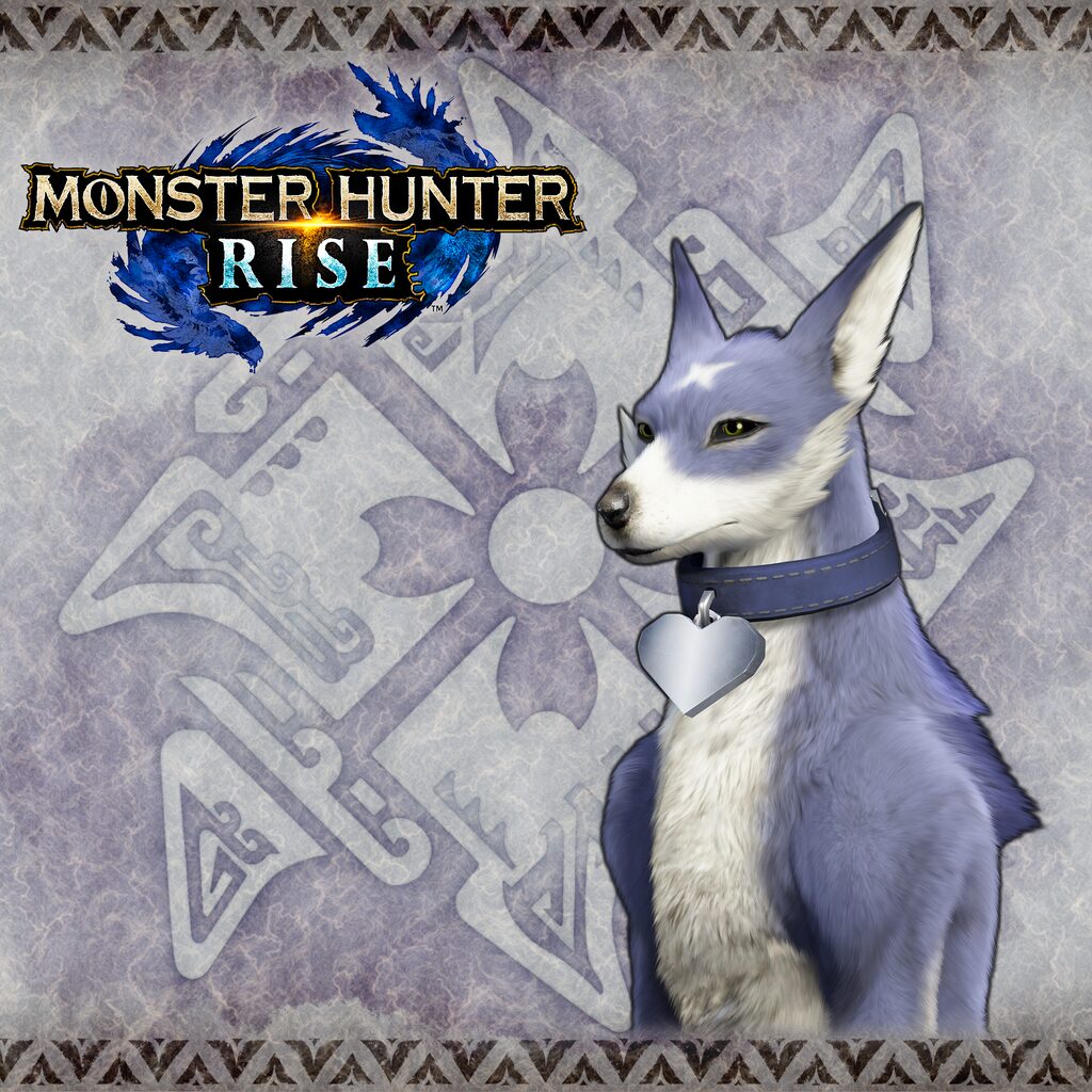 Monster Hunter Rise - "Heart Collar" Palamute layered armor piece