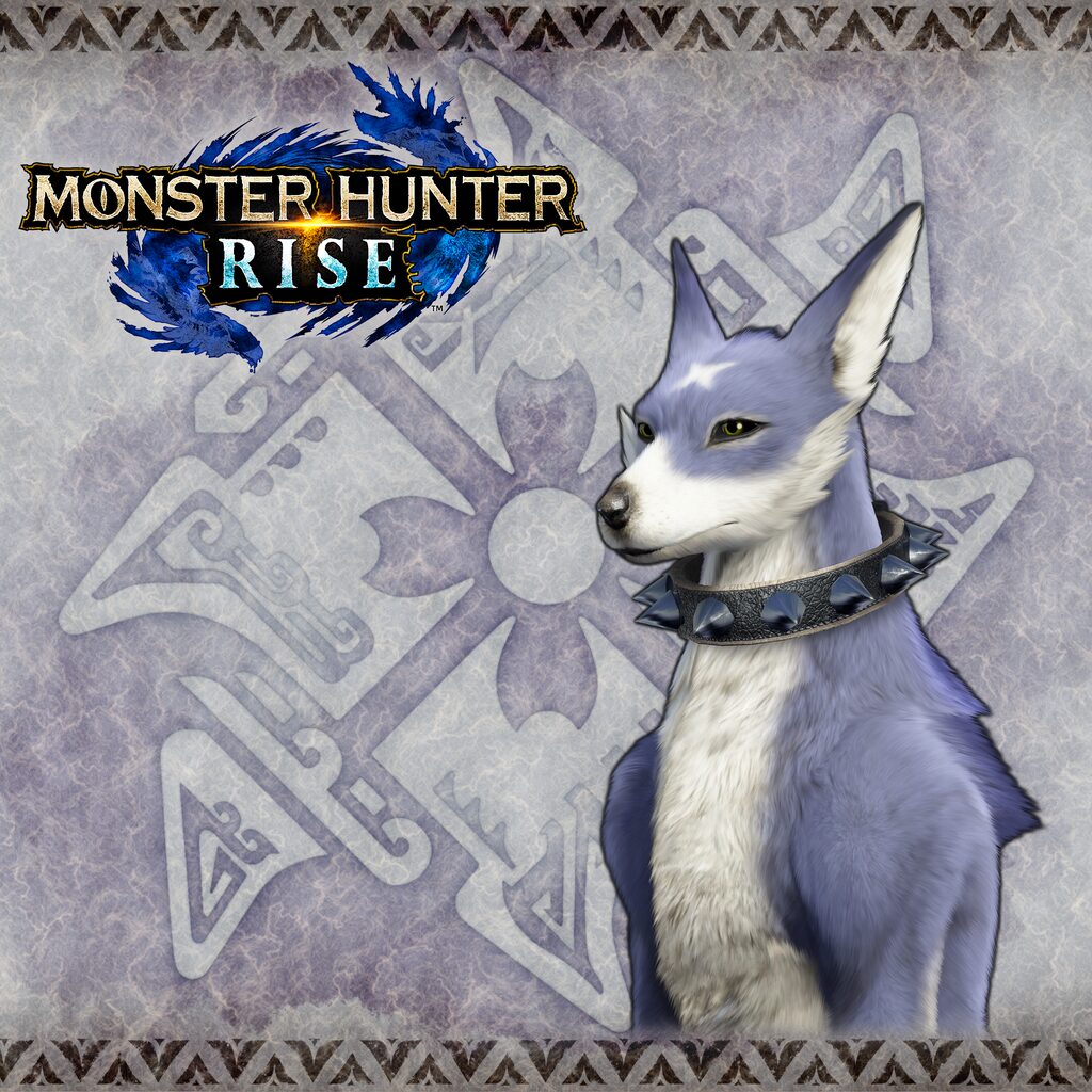 Monster Hunter Rise - "Spiked Collar" Palamute layered armor piece