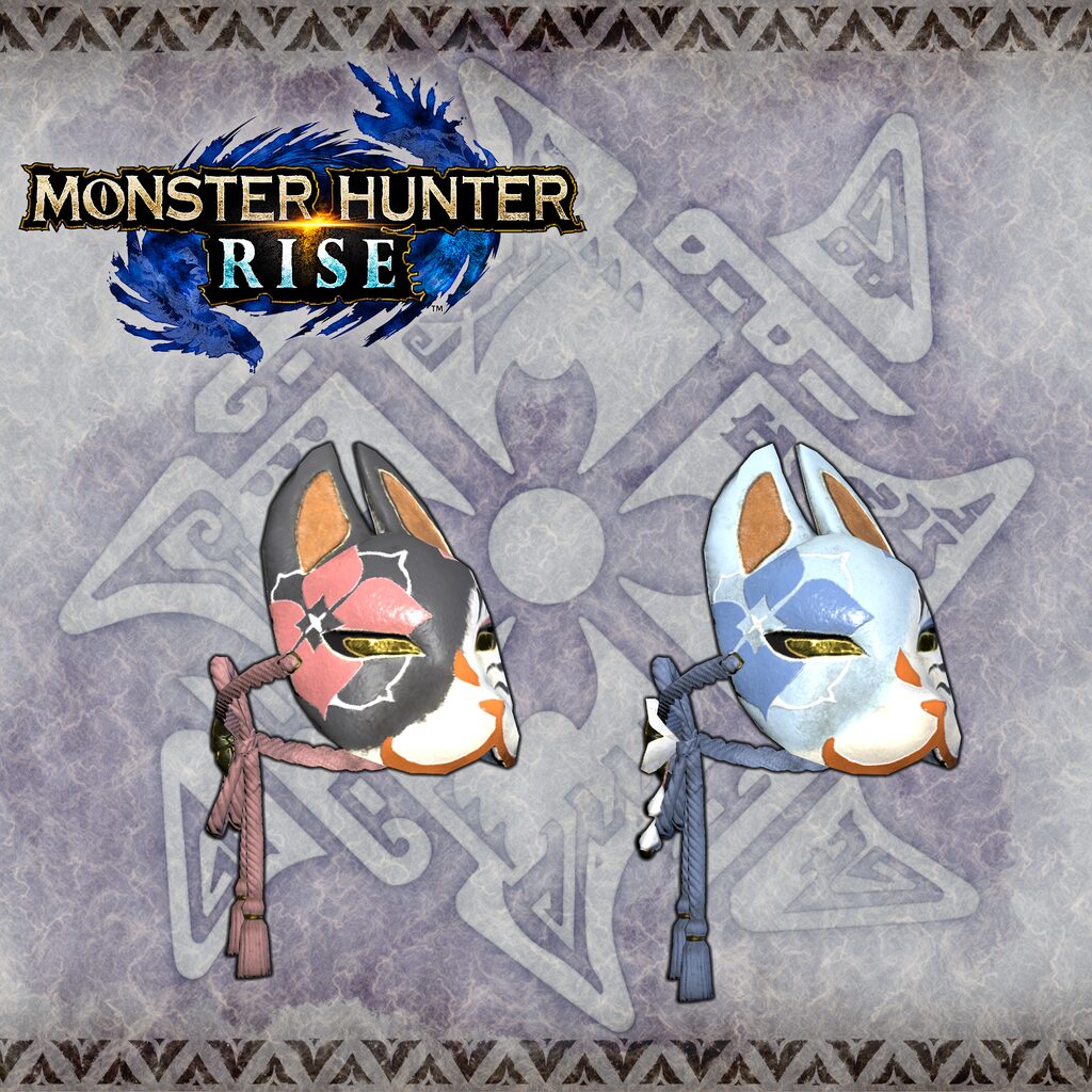 Monster Hunter Rise - "Floral Mask" Hunter layered armor piece