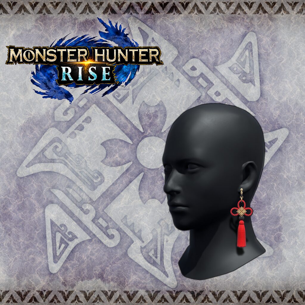 Monster Hunter Rise - "Gorgeous Earrings" Hunter layered armor piece
