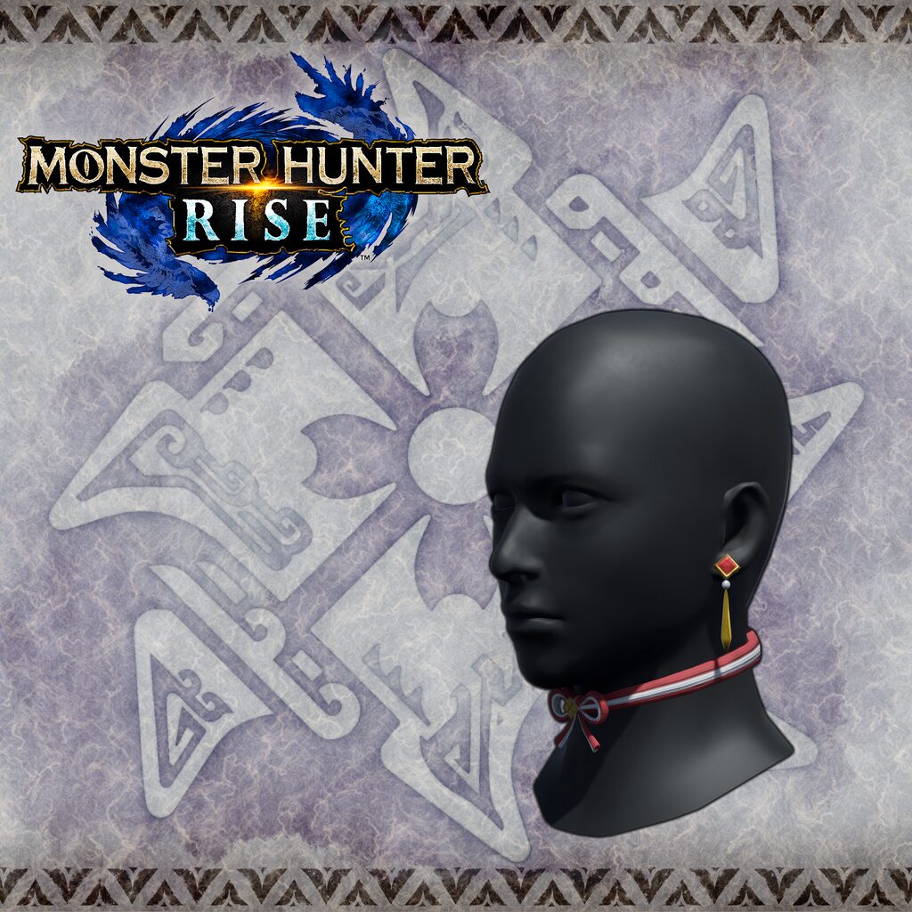 Monster Hunter Rise - "Bow Necklace" Hunter layered armor piece