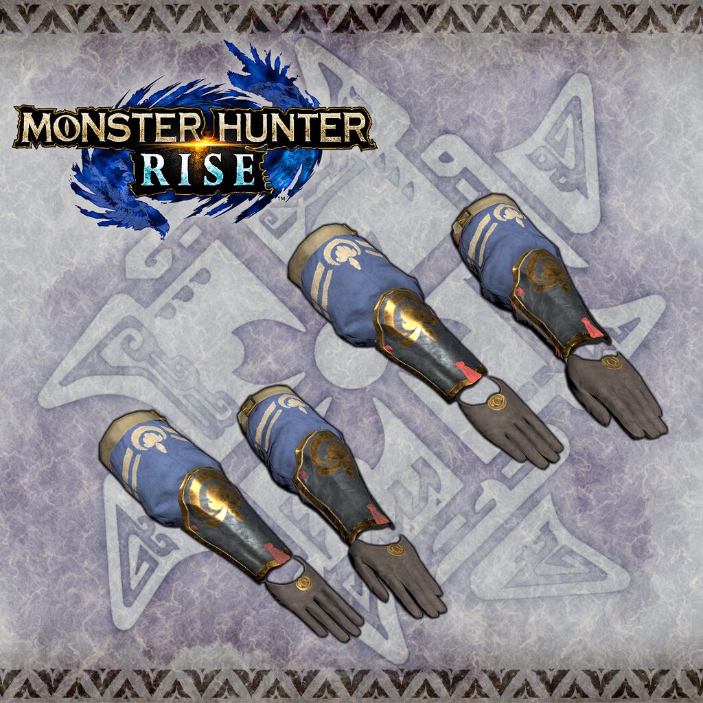 Monster Hunter Rise - "Kamura Cloak Braces" Hunter layered armor piece