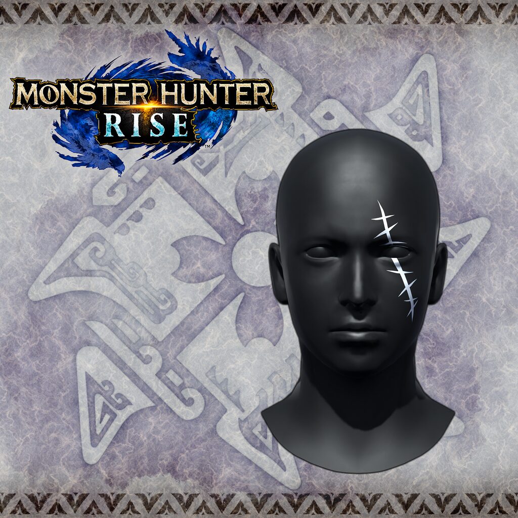 Monster Hunter Rise - "Stitches" face paint