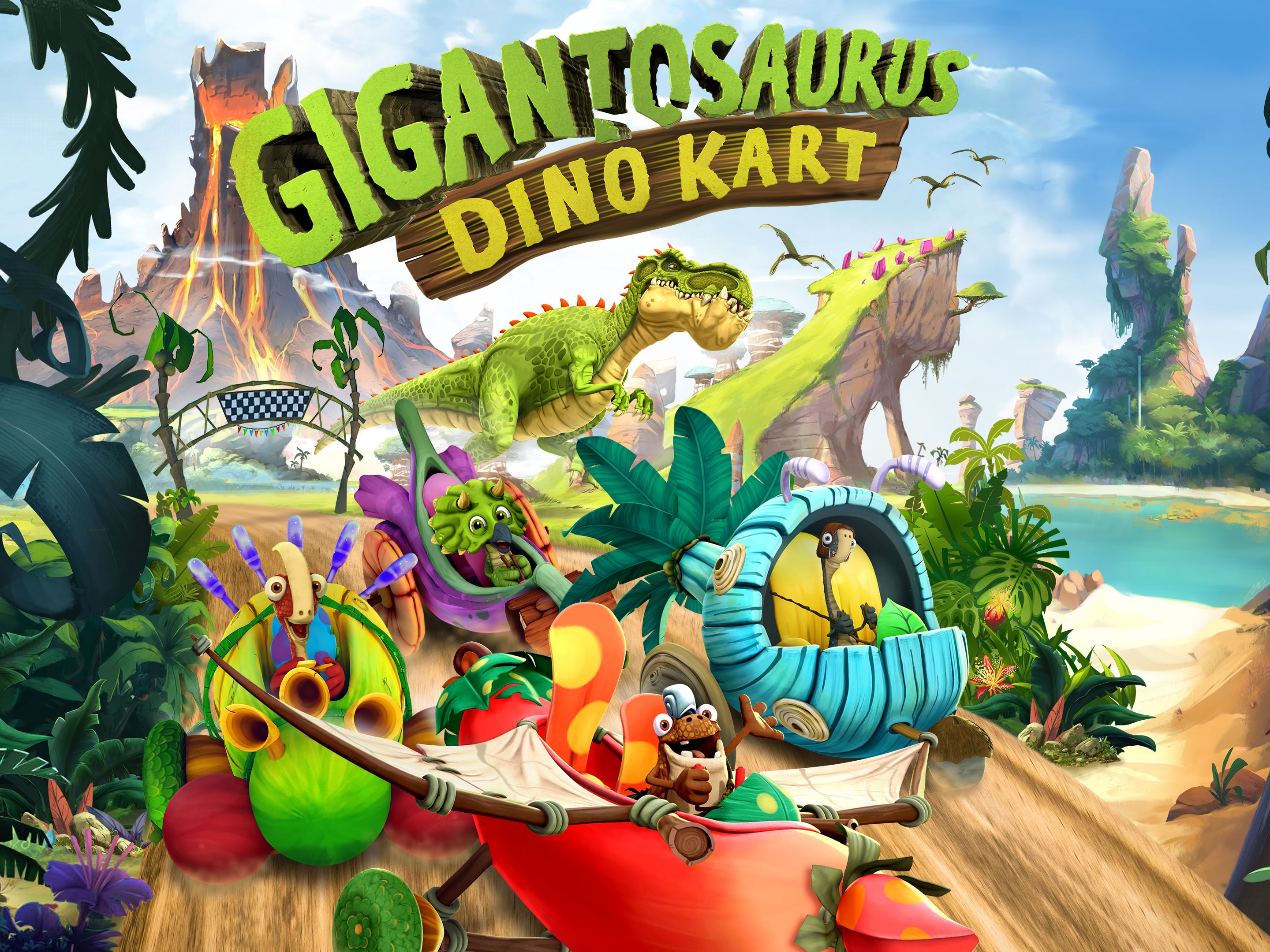 Jogo PS5 Gigantosaurus: Dino Kart