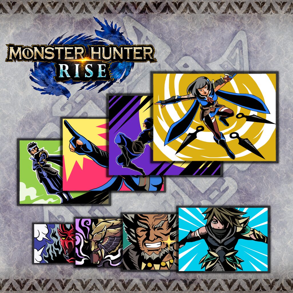 Monster Hunter Rise - "Special Stickers 6" sticker set