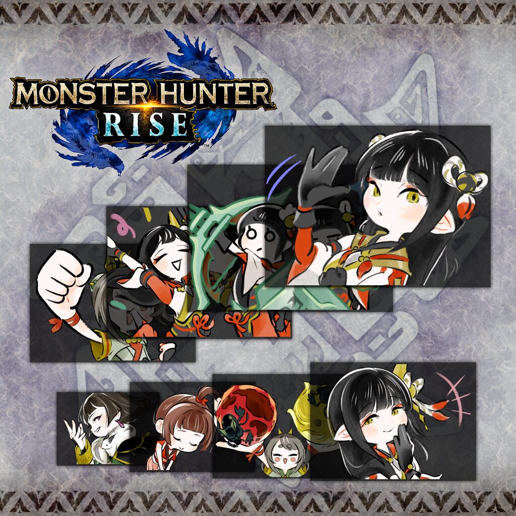 Monster Hunter Rise - "Special Stickers 4" sticker set