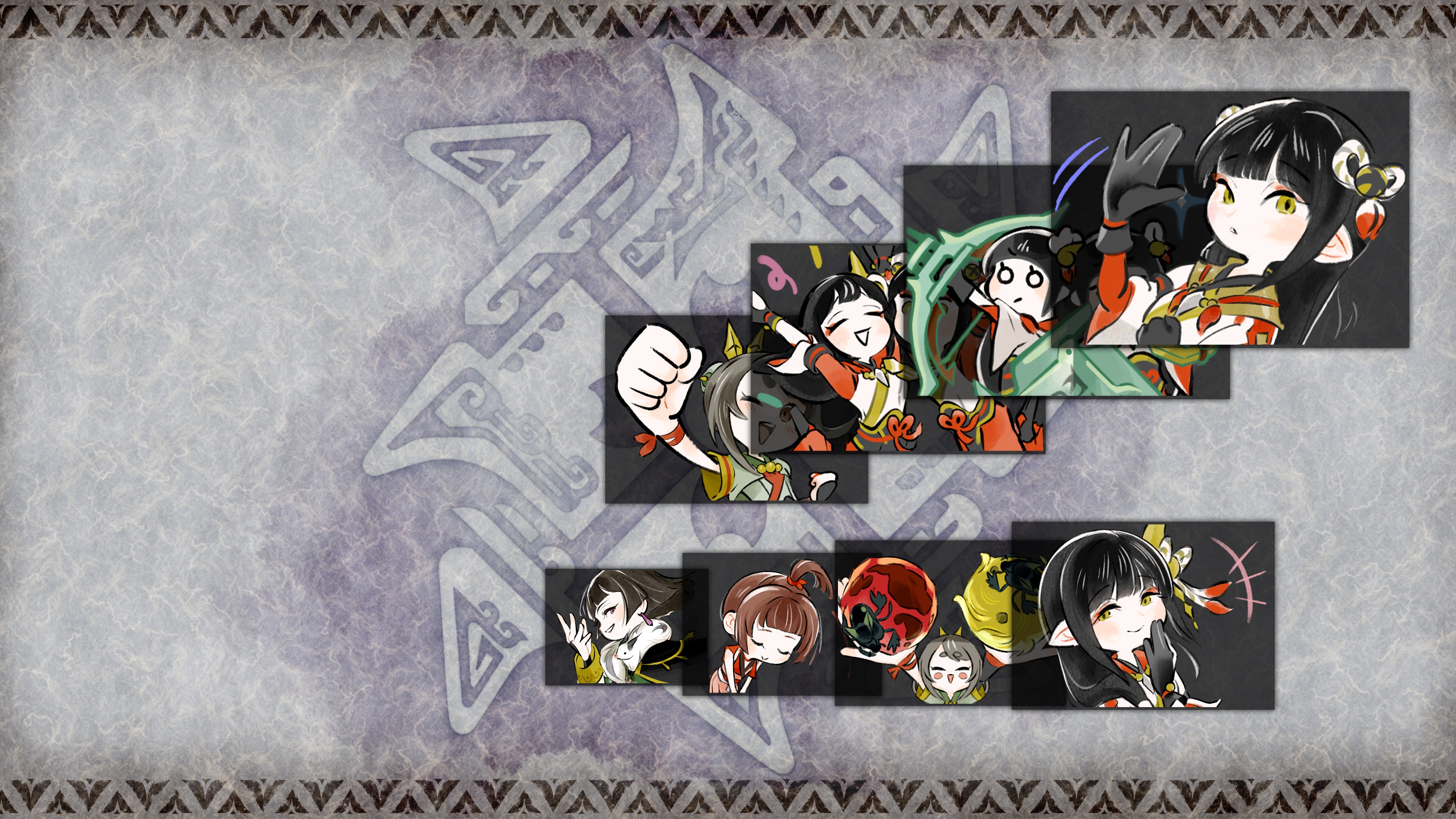 Monster Hunter Rise - "Special Stickers 4" sticker set