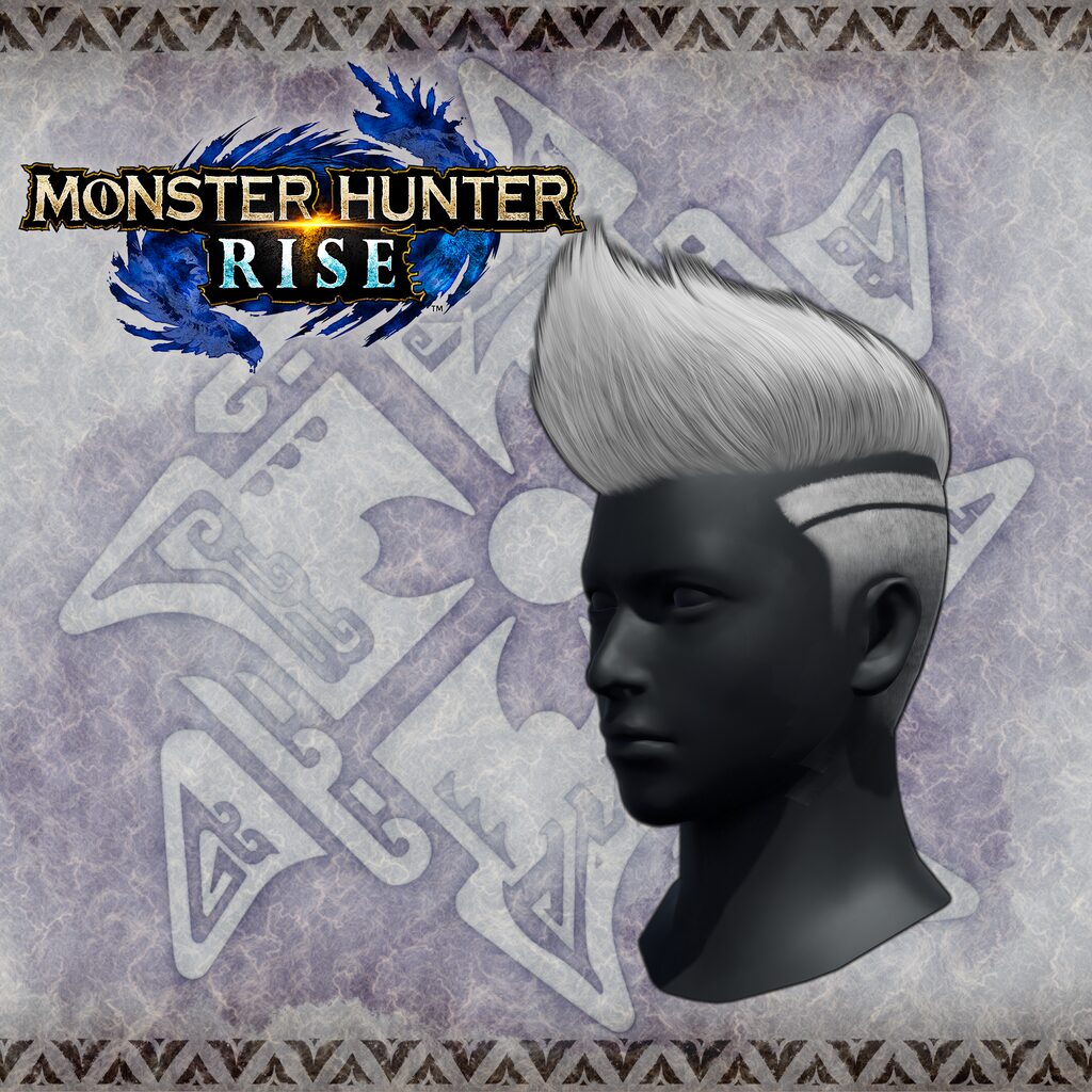 Monster Hunter Rise - "Great Baggi Crest" hairstyle