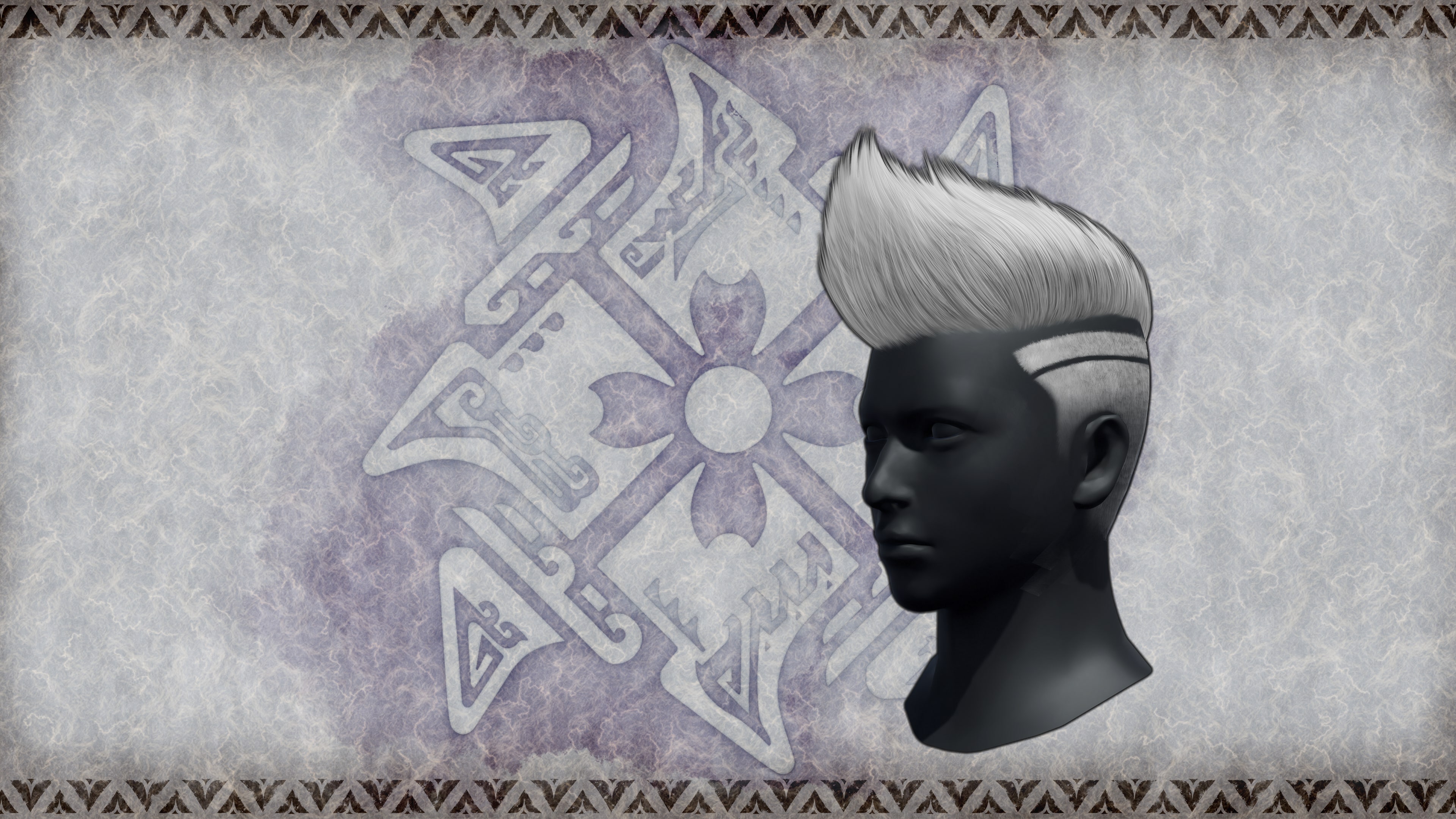 Monster Hunter Rise - "Great Baggi Crest" hairstyle