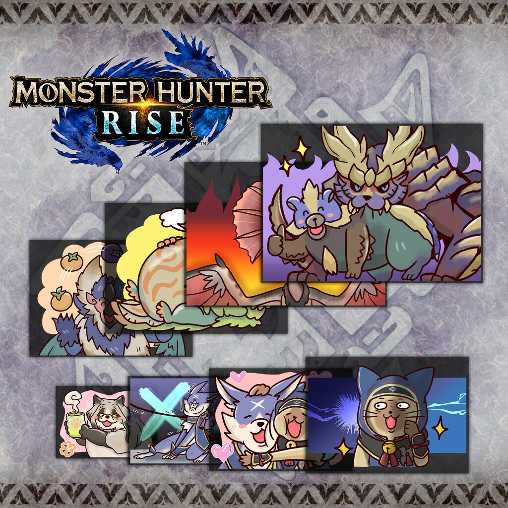 Monster Hunter Rise - "Special Stickers 1" sticker set