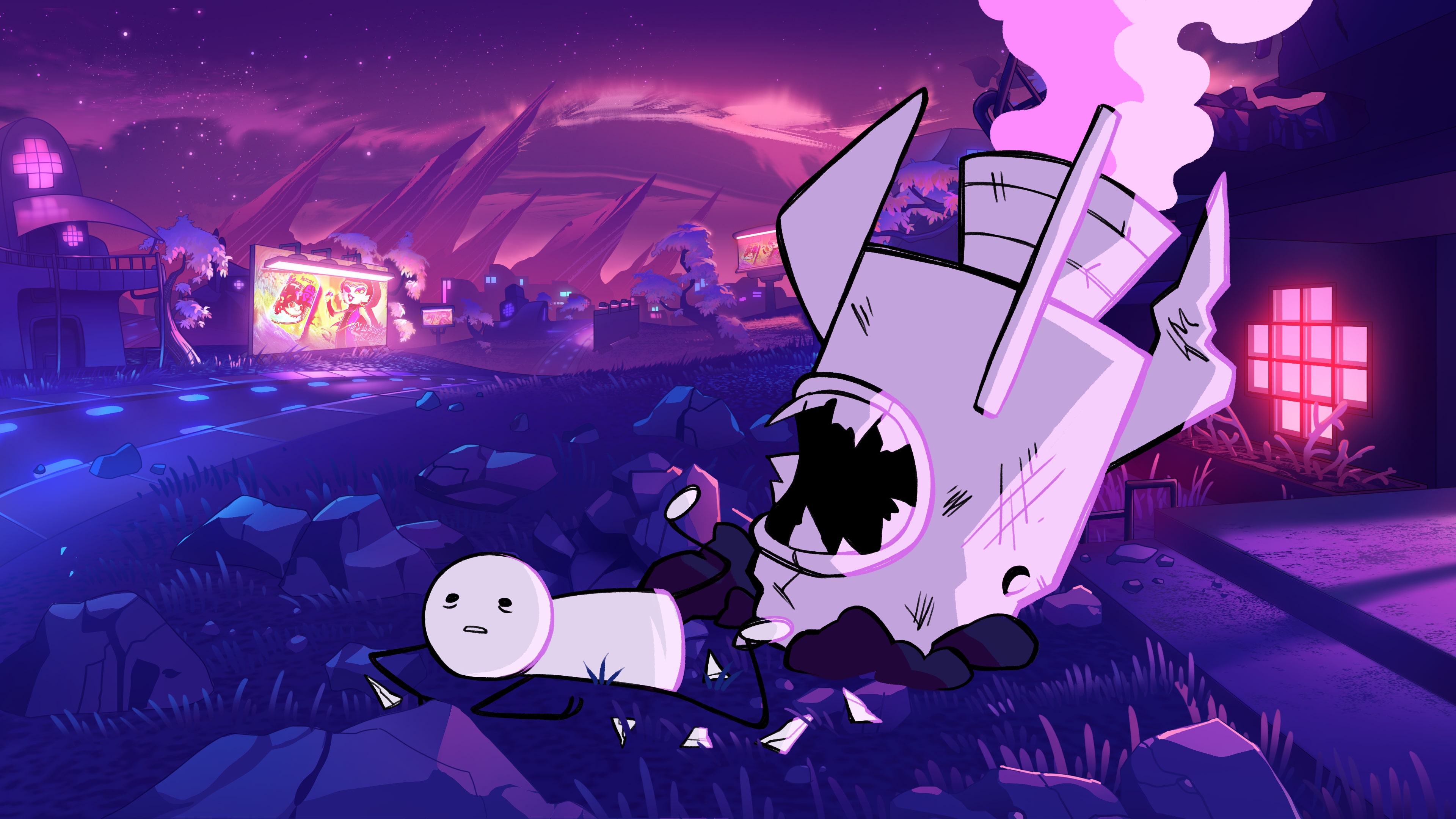 Download free Castle Crashers Characters Violet Wallpaper 