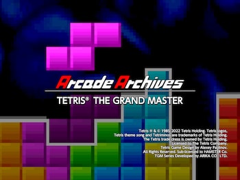 Arcade Archives TETRIS® THE GRAND MASTER