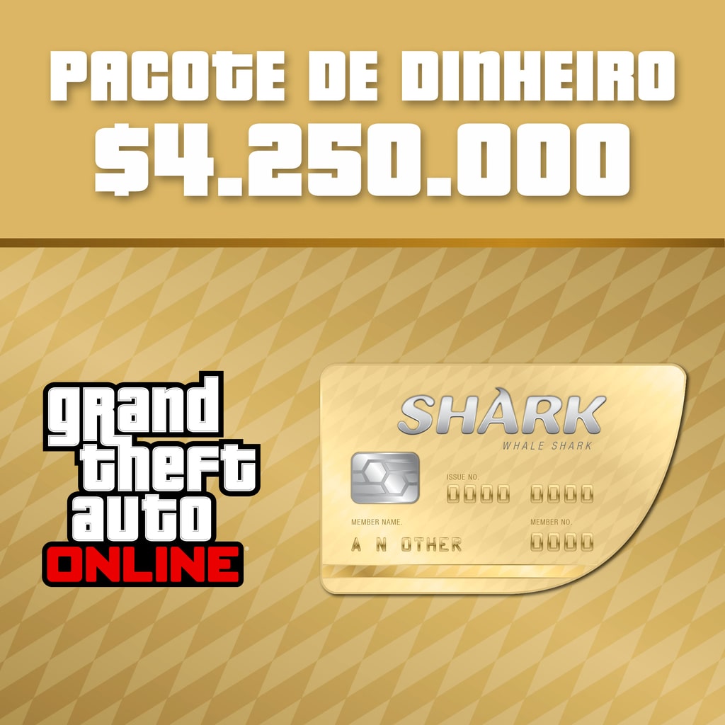 GTA Online: Pacote de Dinheiro Tubarão-Baleia (PS4™)