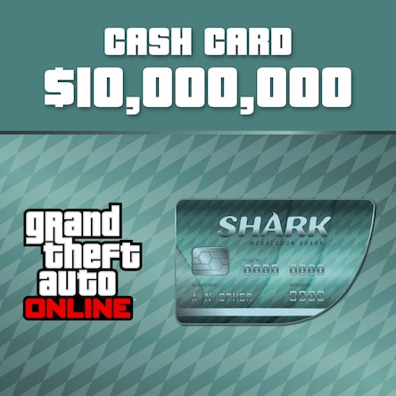 GTA Online Megalodon Shark Cash Card PS4