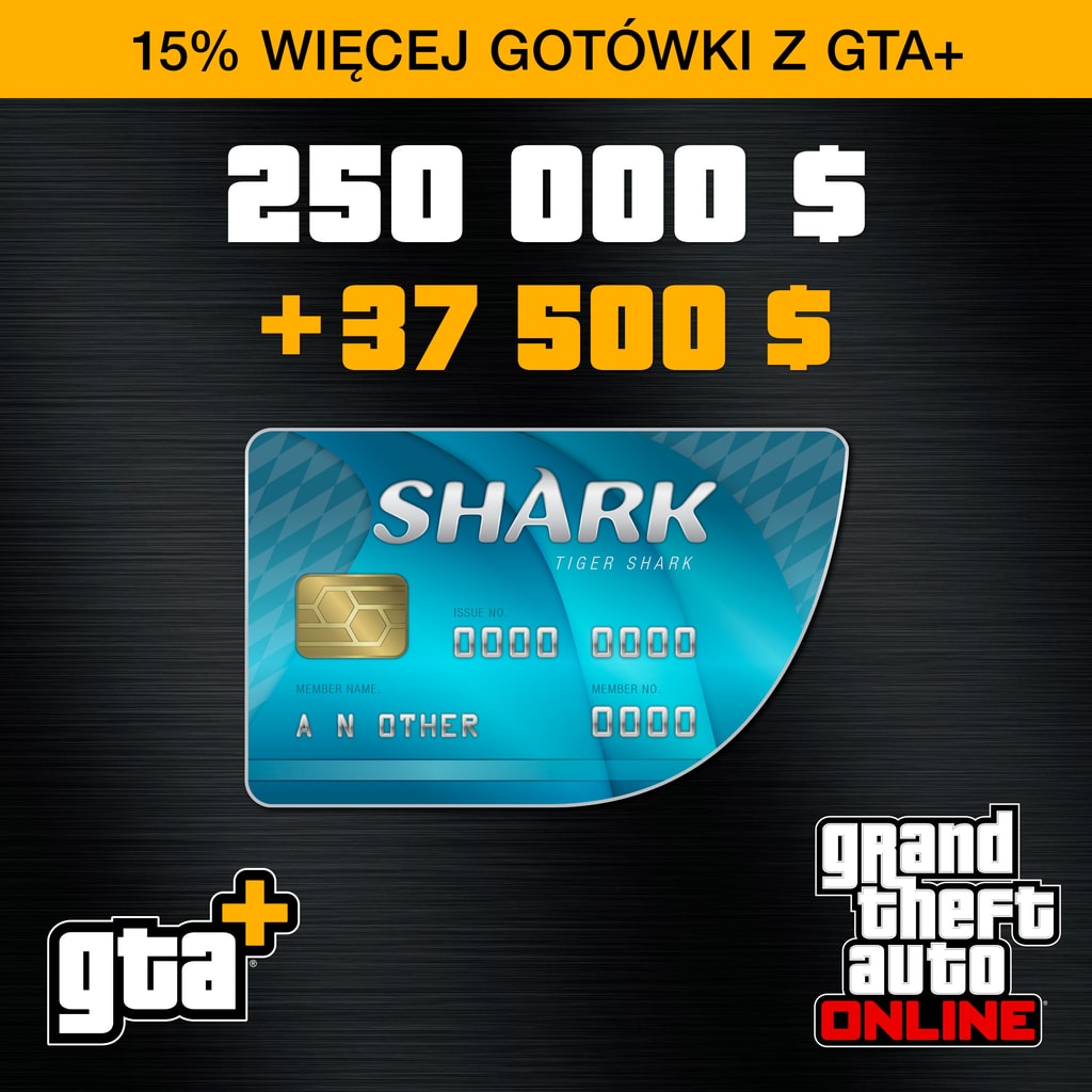 GTA+: karta gotówkowa Tiger Shark (PS5™)
