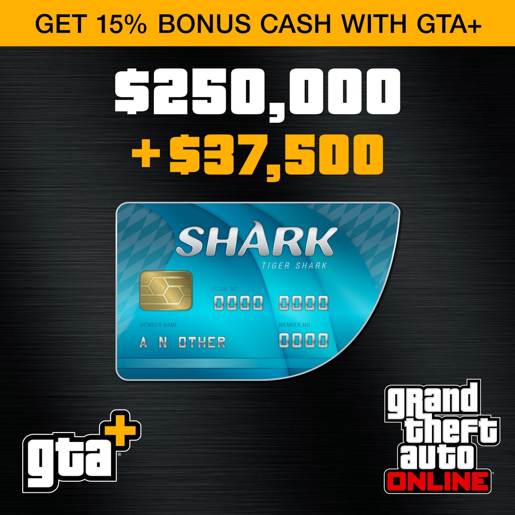 GTA+: Tiger Shark Cash Card (PS5™) (English/Chinese/Korean Ver.)