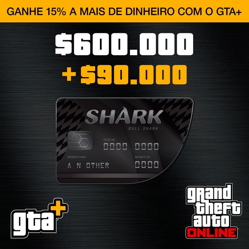 GTA+: Pacote de Dinheiro Tubarão-Touro (PS5™)