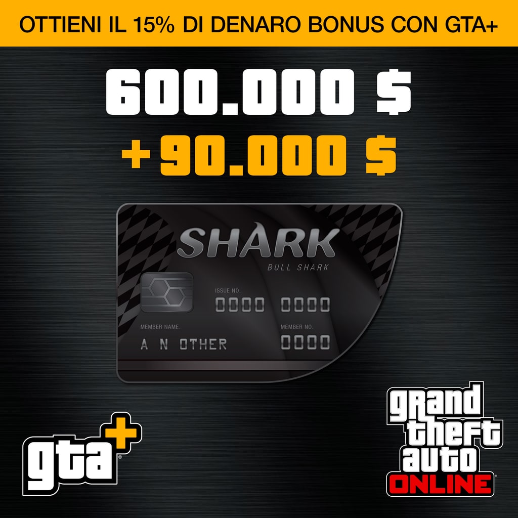 GTA+: carta prepagata Bull shark (PS5™)