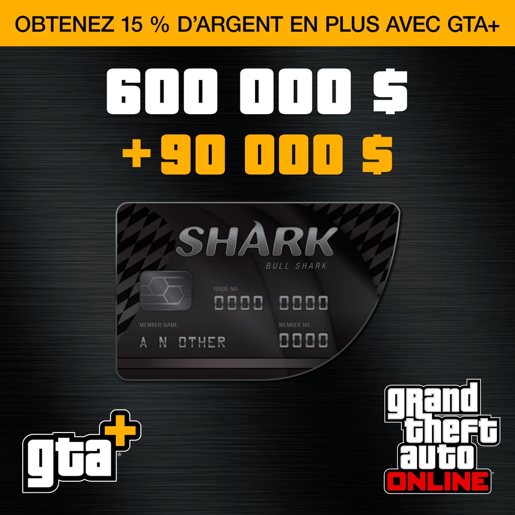 Paquet de dollars Bull Shark GTA+ (PS5™)