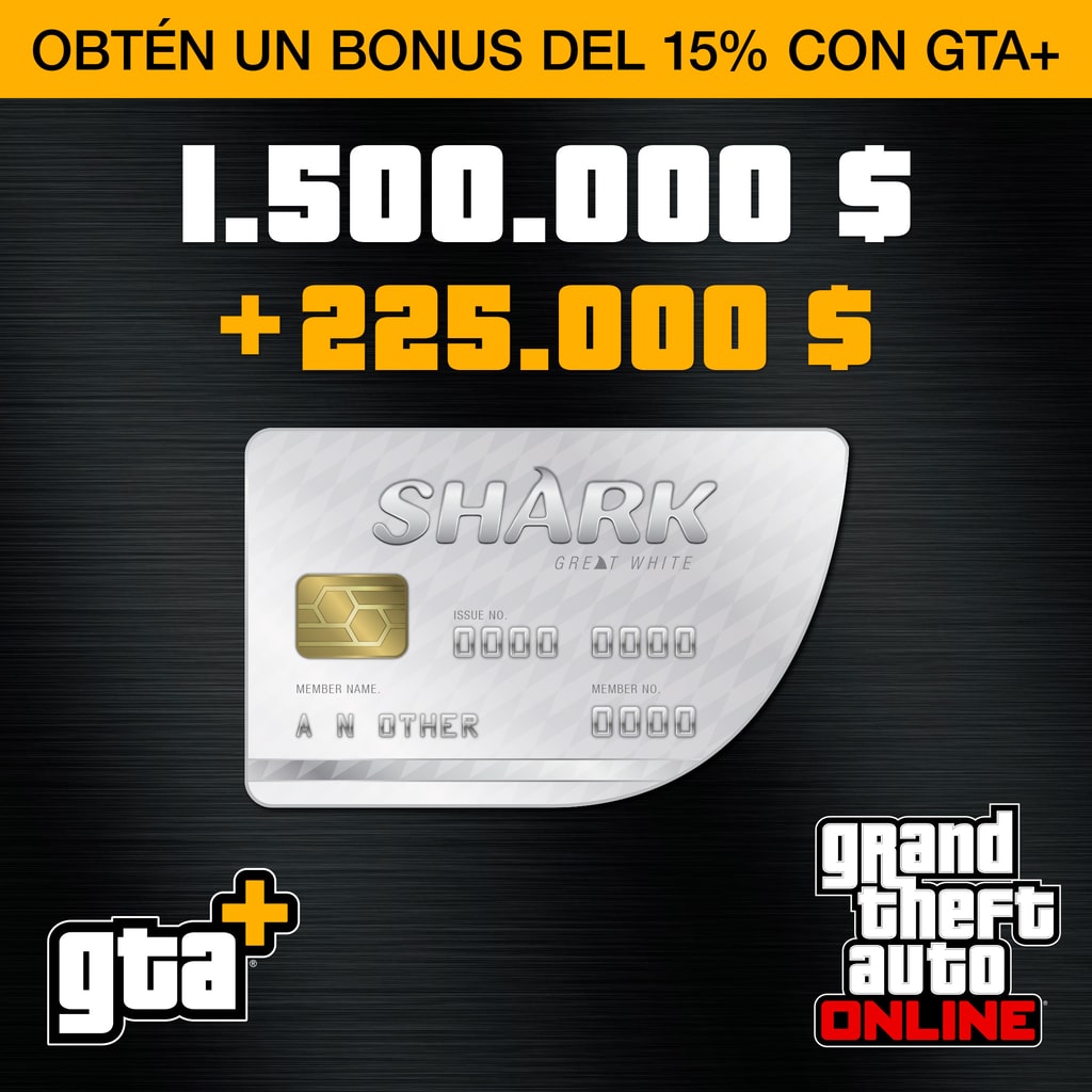 GTA+: tarjeta Gran tiburón blanco (PS5™)
