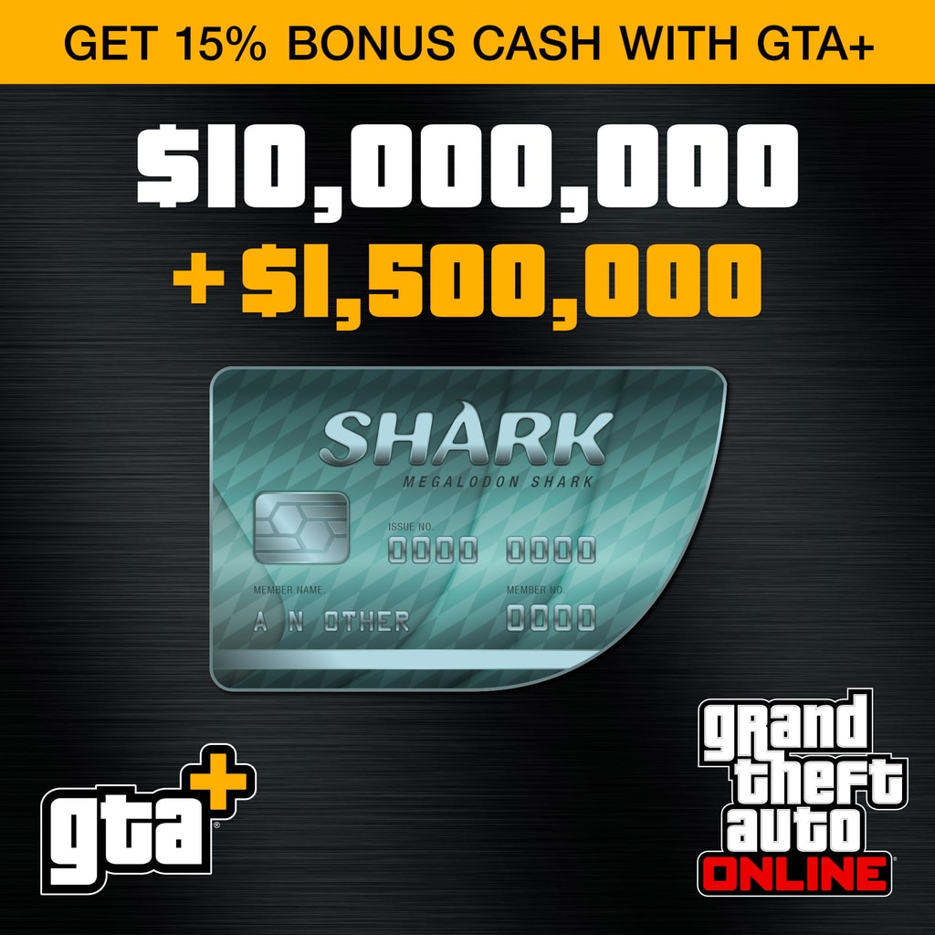 GTA+: Megalodon Shark Cash Card (PS5™) (English/Chinese/Korean Ver.)