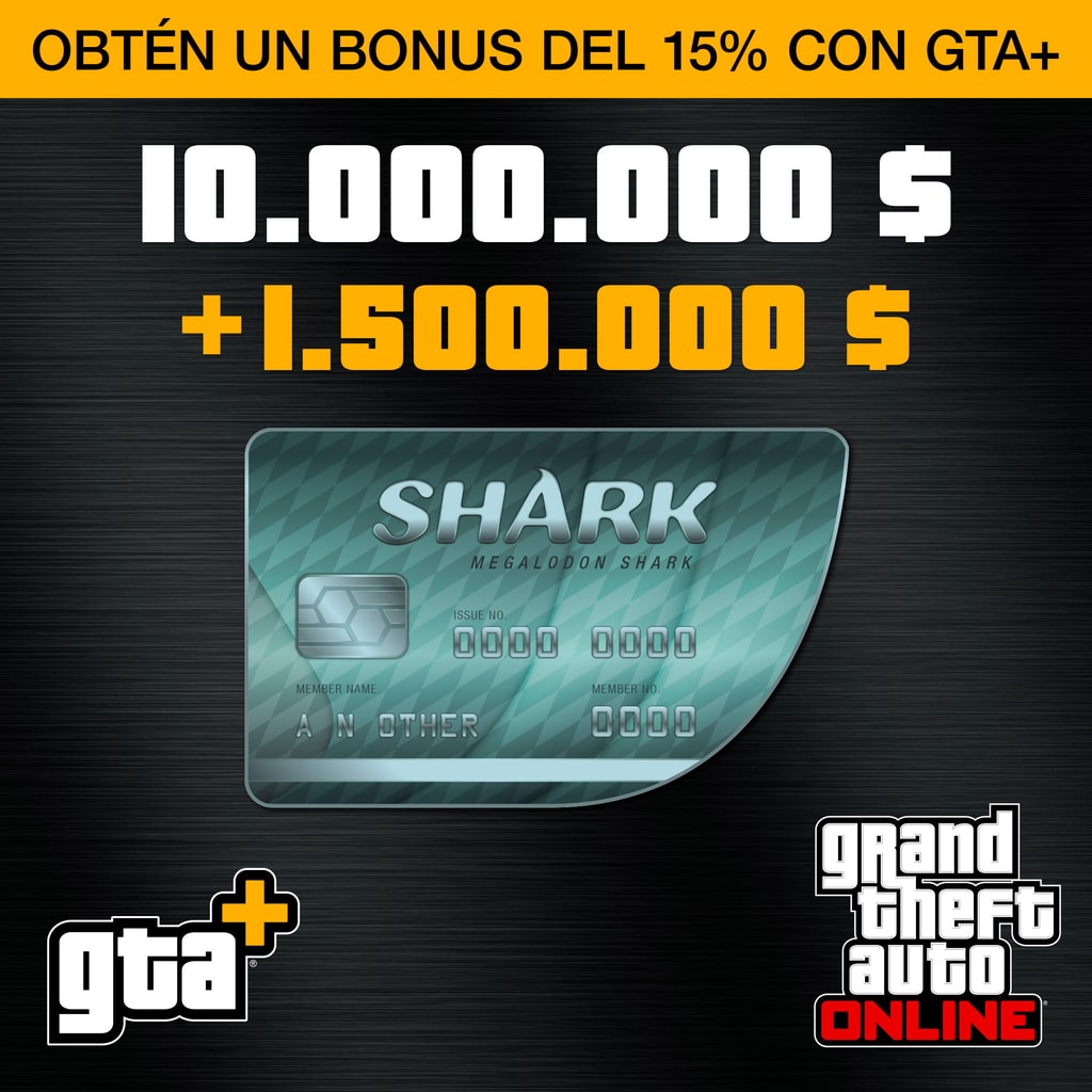 GTA+: tarjeta Tiburón megalodón (PS5™)