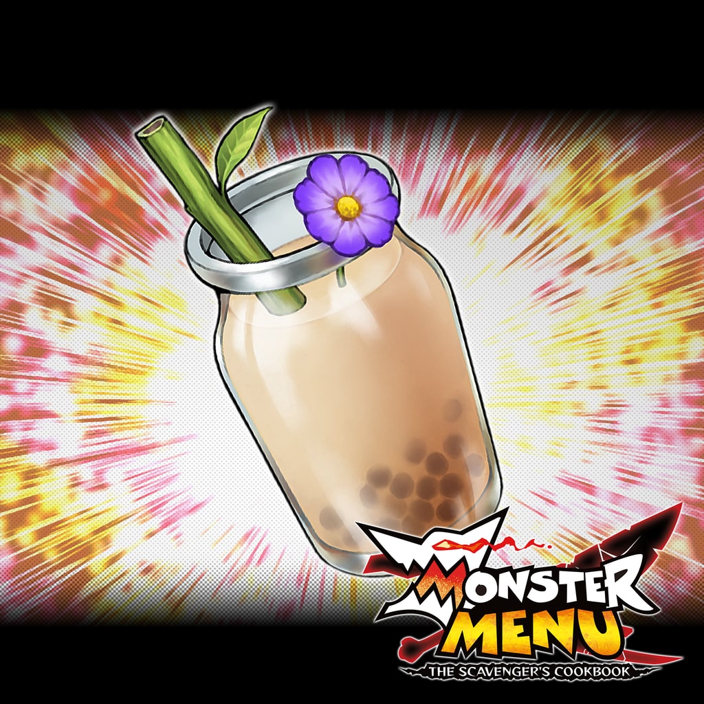 Monster Menu: The Scavenger’s Cookbook - Tapioca Milk Tea Recipe and Ingredients Set