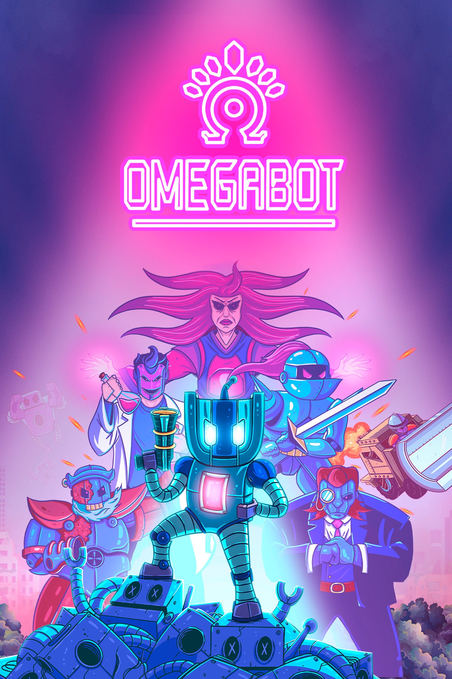 OmegaBot to deliver colorful side-scrolling action to PC and