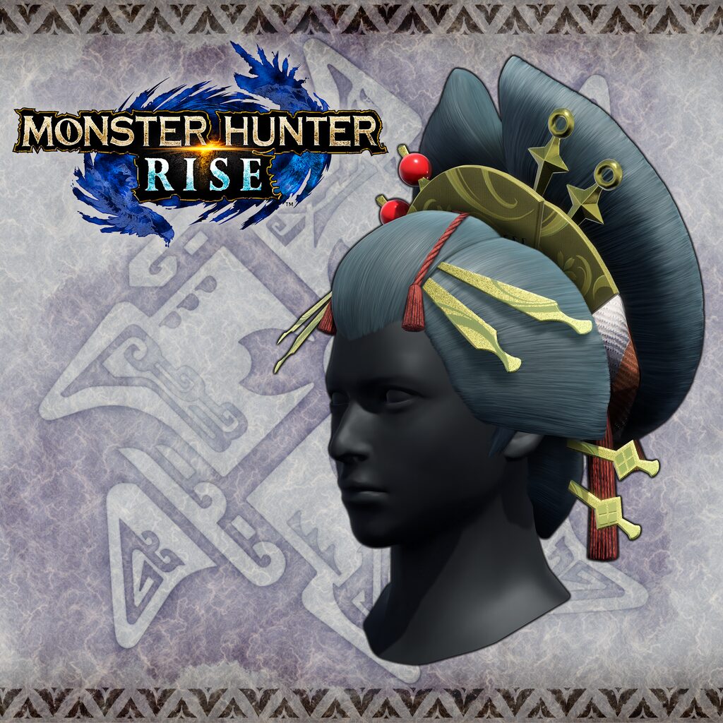 Monster Hunter Rise - "Theater Wig" Hunter layered armor piece