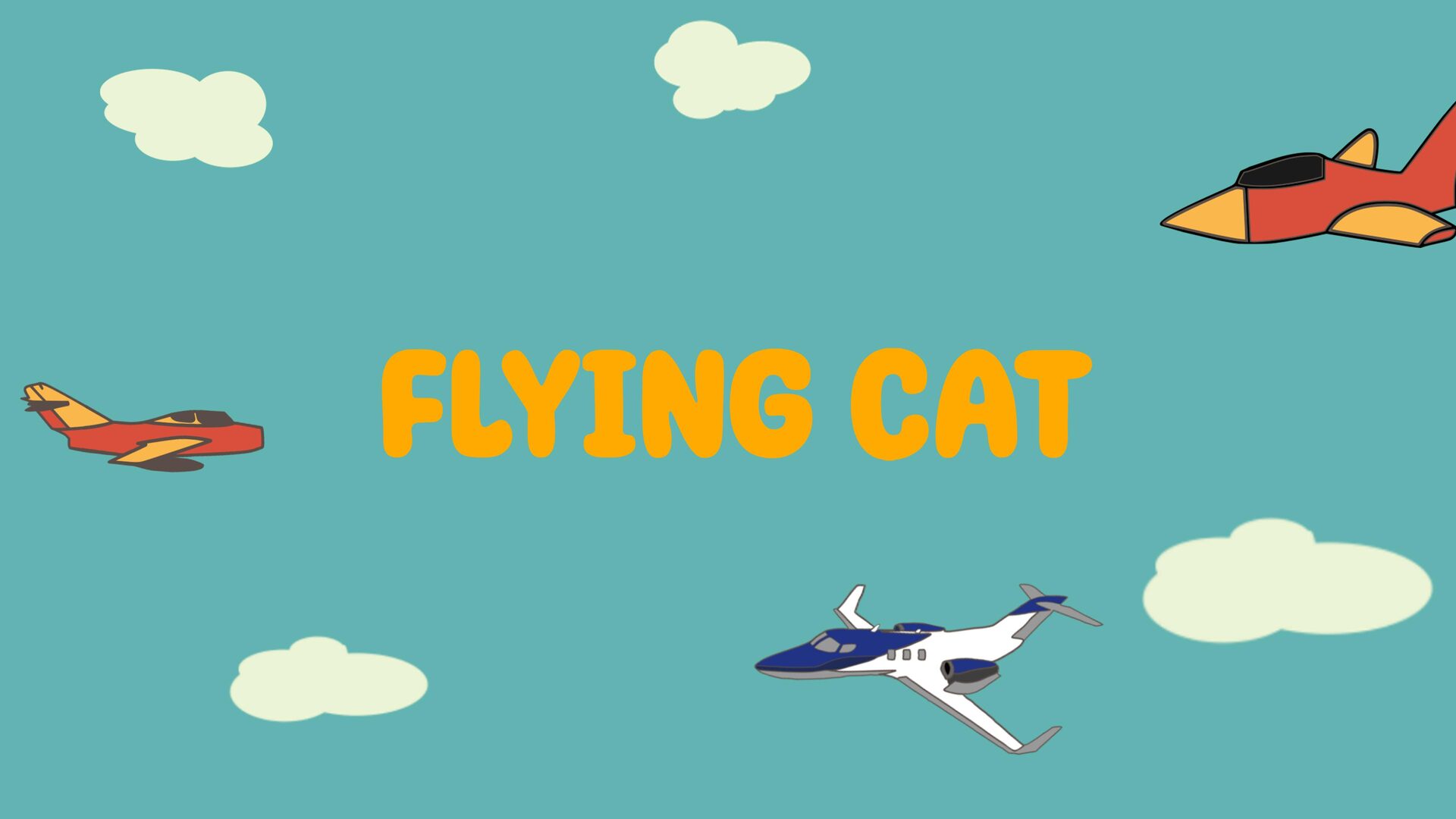 Flying cat