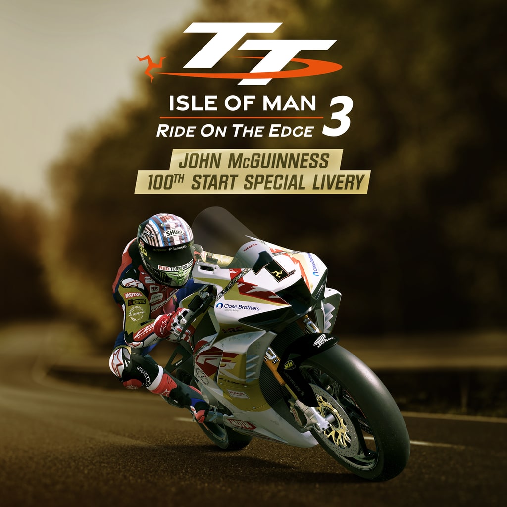 TT Isle Of Man 3 – John McGuinness 100th Start Livery