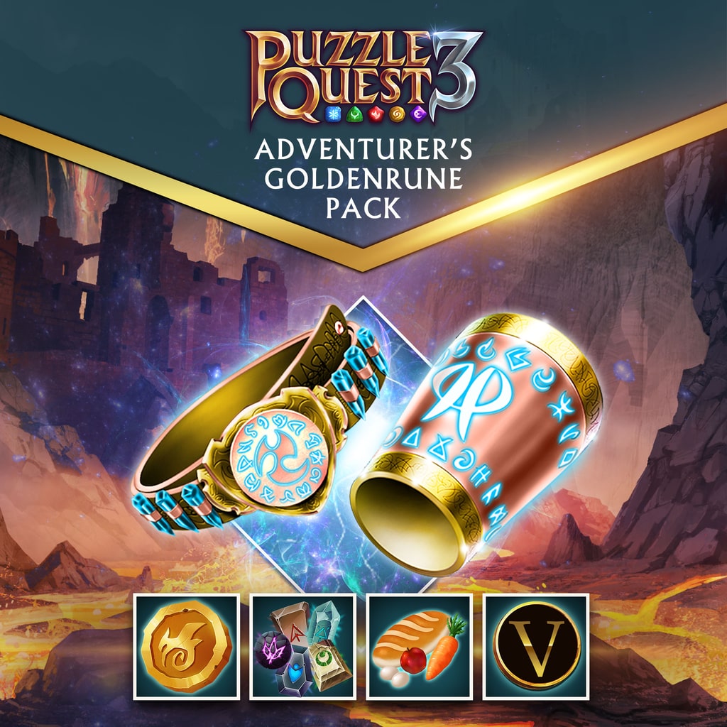 PUZZLE QUEST 3 - Adventurer’s Goldenrune Pack