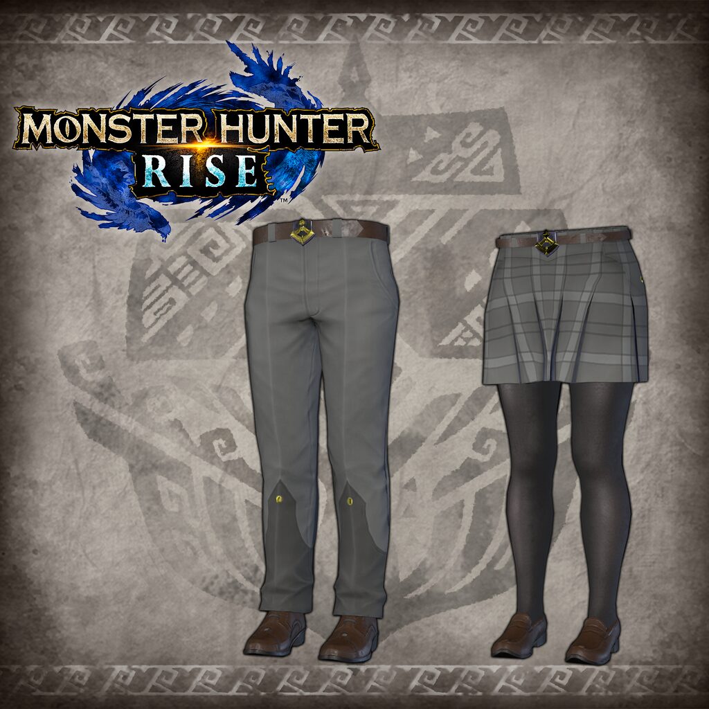 Monster Hunter Rise - "Relunea Bottoms" Hunter layered armor piece