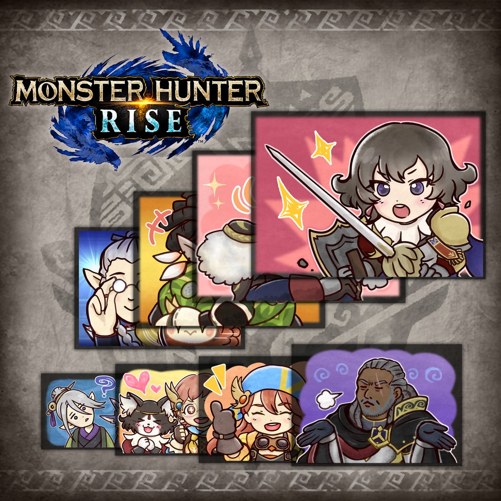 Monster Hunter Rise - "Special Stickers 9" sticker set