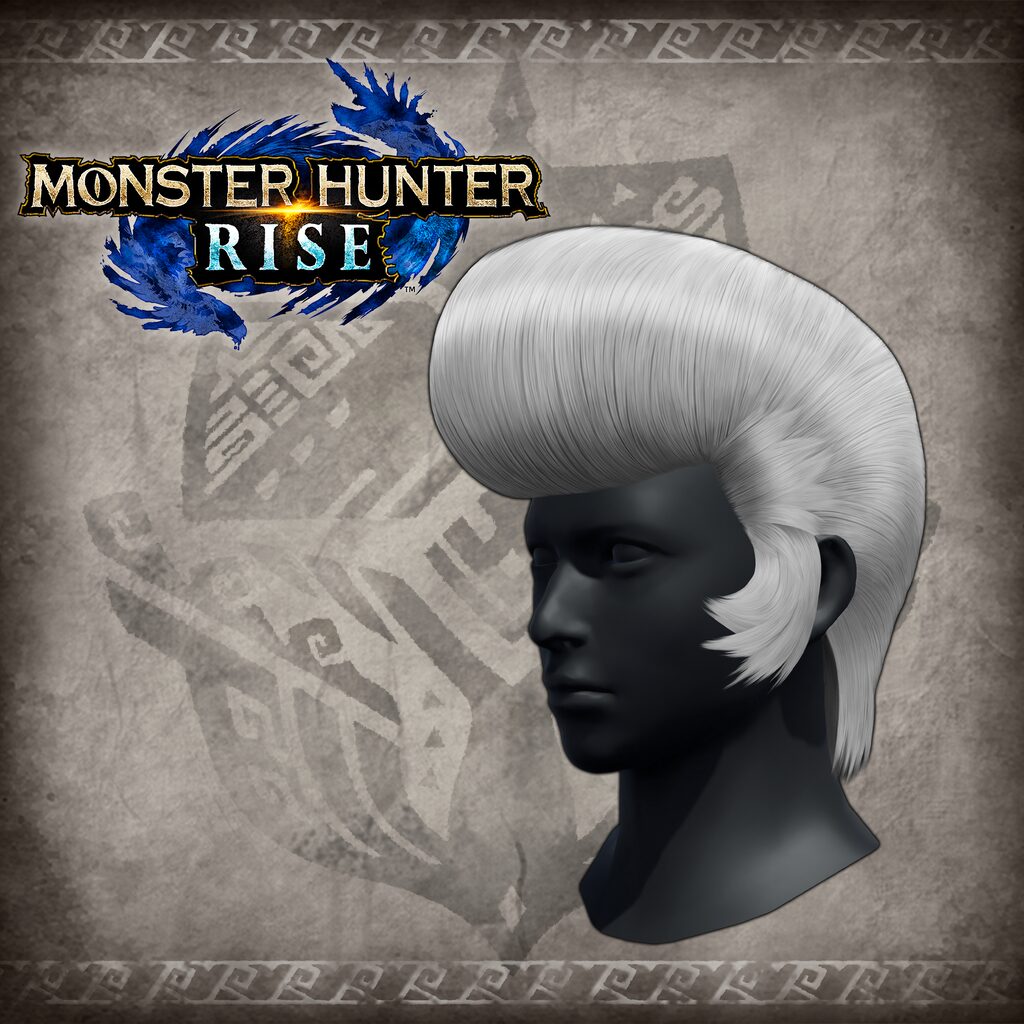 Monster Hunter Rise - "Wild Pompadour" hairstyle