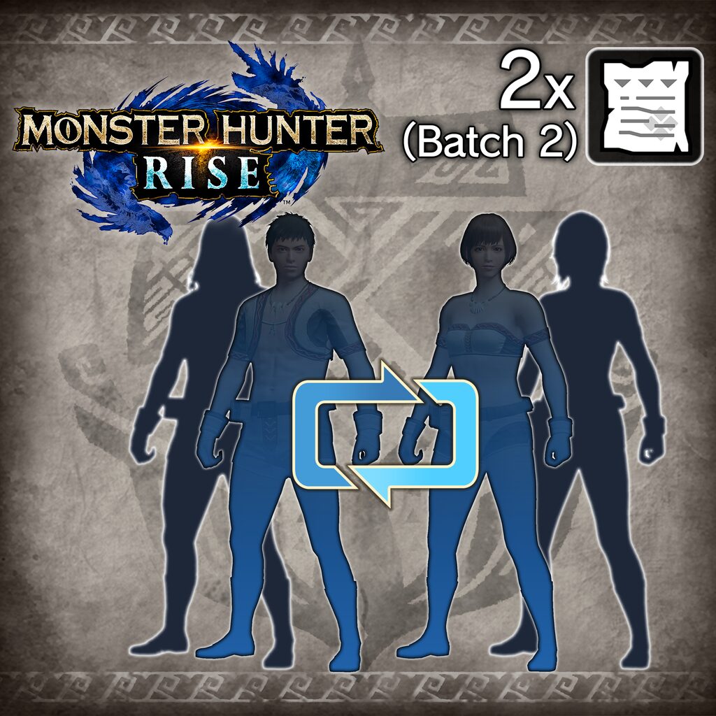 Monster Hunter Rise - Two Character Edit Vouchers (Batch 2)