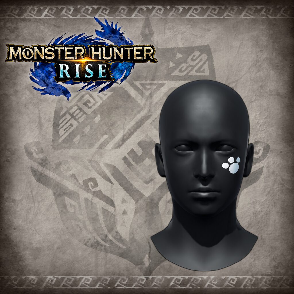 Monster Hunter Rise - "Pawprint" face paint