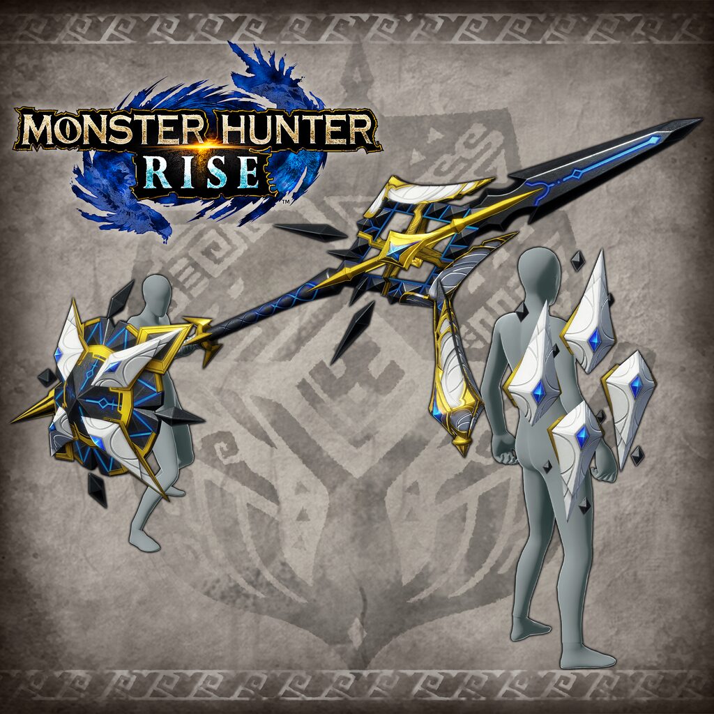 Monster Hunter Rise - "Lost Code: Mia" Hunter layered weapon (Lance)