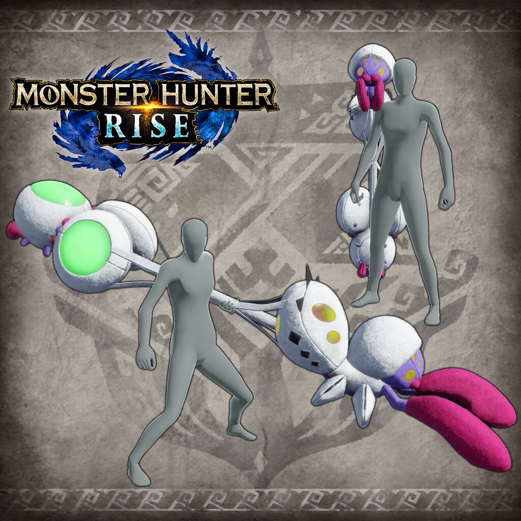 Monster Hunter Rise - "Stuffed Rakna-Kadaki" Hunter layered weapon (Insect Glaive)